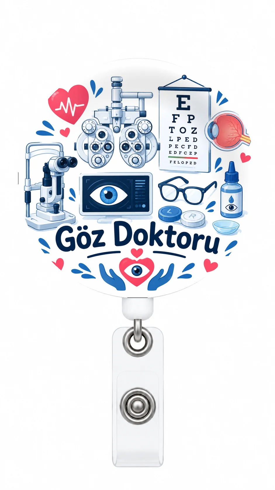 Desenli Yaka Kartı Yoyosu #134 - Likralı Doktor Hemşire Yoyosu